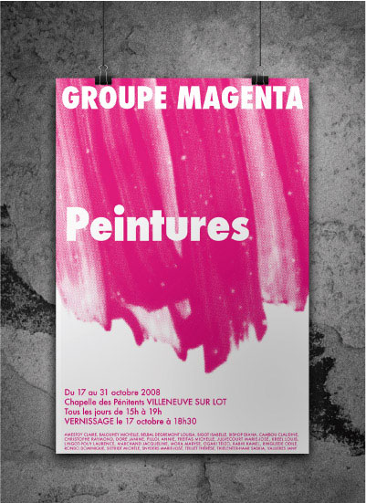 affiche peinture